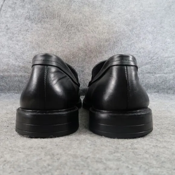 Express Shoes Men 11 Penny Loafer Slip On Leather Classic Lifestyle Preppy Black