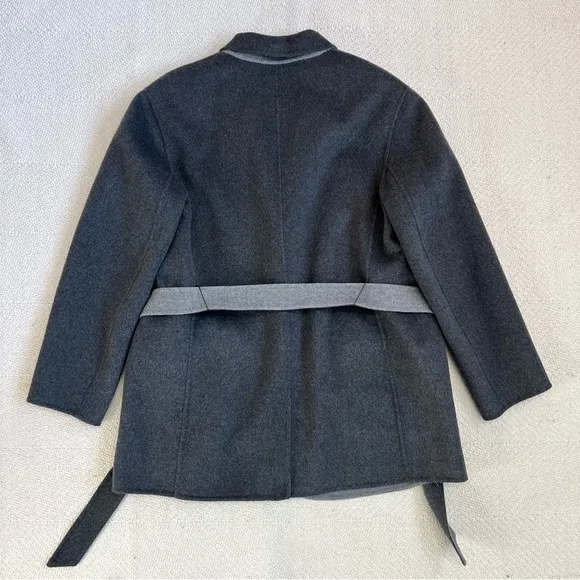 Express Wool-Blend Oversized Belted Jacket size Large