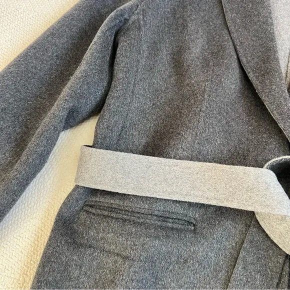 Express Wool-Blend Oversized Belted Jacket size Large