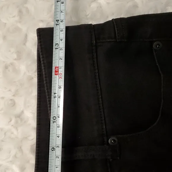 Fashion to Figure FTF High-rise Curvy Fit Skinny, blowout knee Jeans