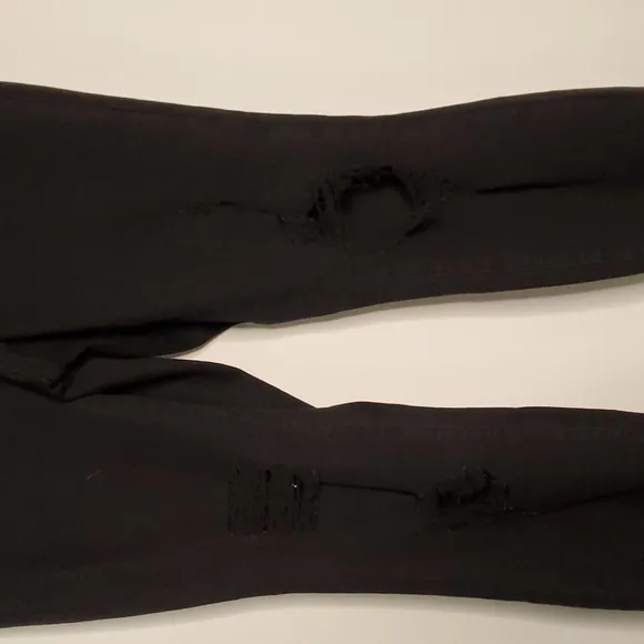 Fashion to Figure FTF High-rise Curvy Fit Skinny, blowout knee Jeans