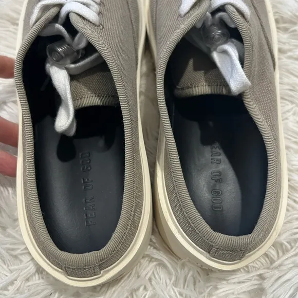 Fear of God 101 Canvas Backless Sneakers - Size 41 US8