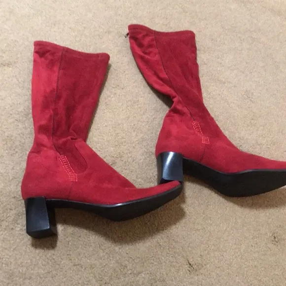 ⚡️FINAL PRICE⚡️ Vintage Red Rare Franco Sarto Boots