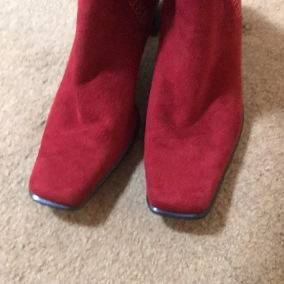 ⚡️FINAL PRICE⚡️ Vintage Red Rare Franco Sarto Boots