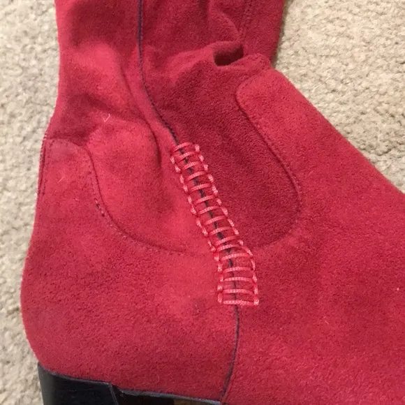 ⚡️FINAL PRICE⚡️ Vintage Red Rare Franco Sarto Boots
