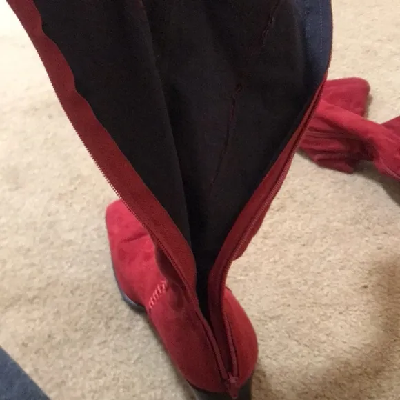 ⚡️FINAL PRICE⚡️ Vintage Red Rare Franco Sarto Boots
