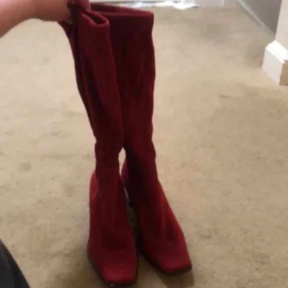 ⚡️FINAL PRICE⚡️ Vintage Red Rare Franco Sarto Boots