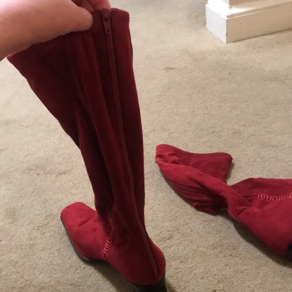 ⚡️FINAL PRICE⚡️ Vintage Red Rare Franco Sarto Boots
