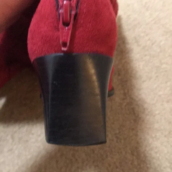 ⚡️FINAL PRICE⚡️ Vintage Red Rare Franco Sarto Boots