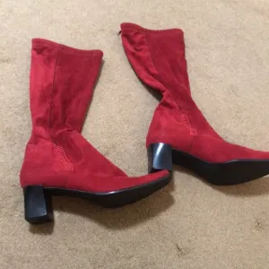 ⚡️FINAL PRICE⚡️ Vintage Red Rare Franco Sarto Boots