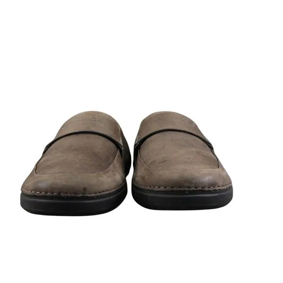 FitFlop Shoes Men 13 Loafer Slip On Comfort Classic Toning Leather Walking Brown