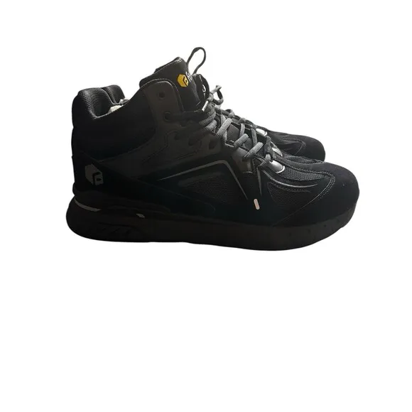 FitVille Men's High-top Sneakers 14W Wide Basketball Shoes w/ Ankle Support