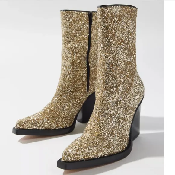 FL Cooperative Shania Glitter Hipster Hippie Art Chic Party Classy Cowboy Boots