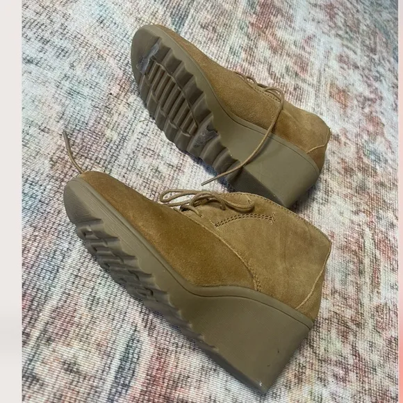 FL Heeled Loafer Hipster Hippie Artsy Chic Glam Party Modern Wedge Heels Boots