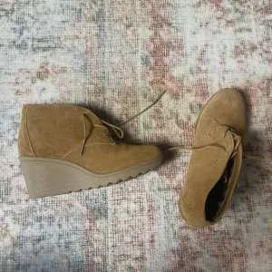 FL Heeled Loafer Hipster Hippie Artsy Chic Glam Party Modern Wedge Heels Boots