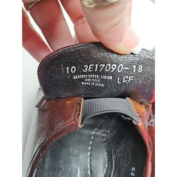Florsheim IMPERIAL LEATHER BURGUNDY Kilt Tassel Slip On‎ Loafer Shoes 10 Classic