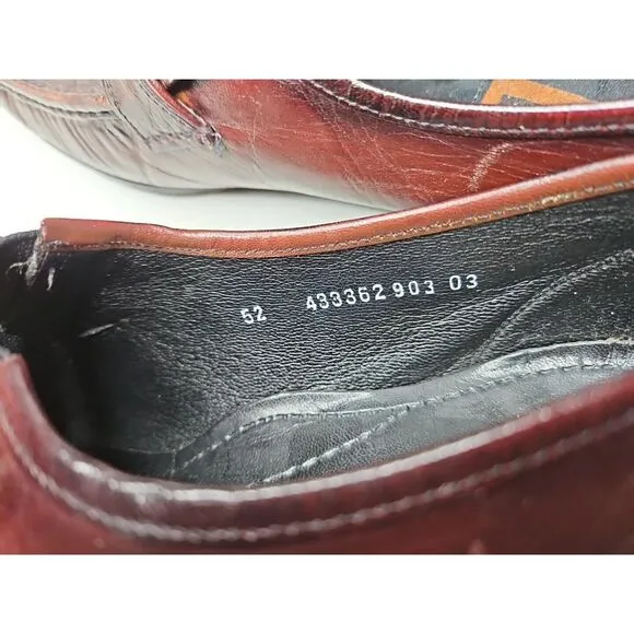 Florsheim IMPERIAL LEATHER BURGUNDY Kilt Tassel Slip On‎ Loafer Shoes 10 Classic