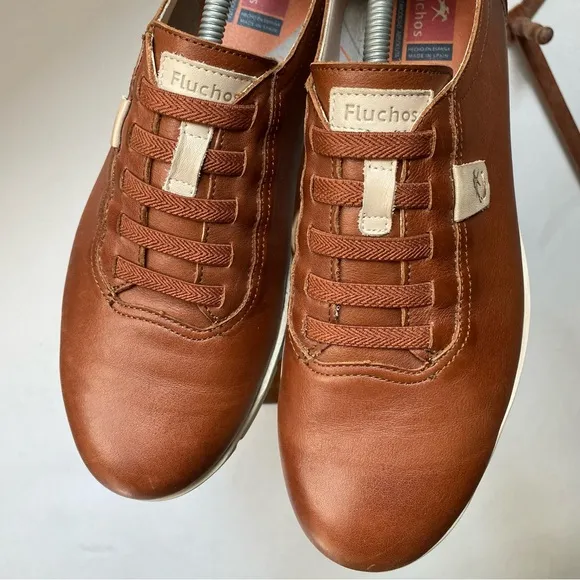 Fluchos Leather Comfort Fashion Sneakers Made In Spain