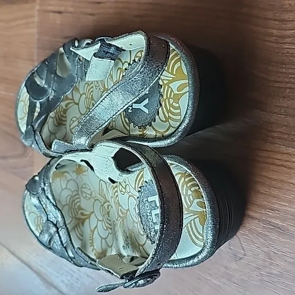 Fly London Open Toe Leather Sandals Women size 40 (US 9.5-10)