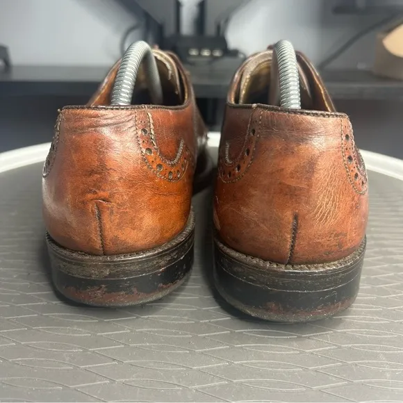 Footjoy Classic Brown Leather Oxford Men's Spectator Golf Shoes