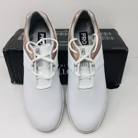 FootJoy Pro / SL Women's Rose / White Golf Shoes Size 10 M - Medium