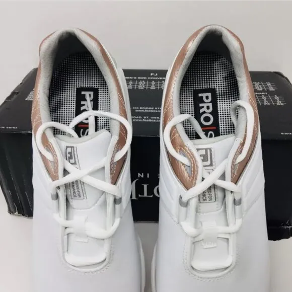 FootJoy Pro / SL Women's Rose / White Golf Shoes Size 10 M - Medium