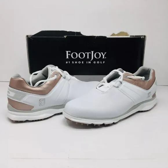 FootJoy Pro / SL Women's Rose / White Golf Shoes Size 10 M - Medium