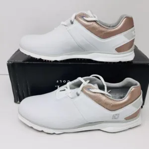 FootJoy Pro / SL Women's Rose / White Golf Shoes Size 10 M - Medium