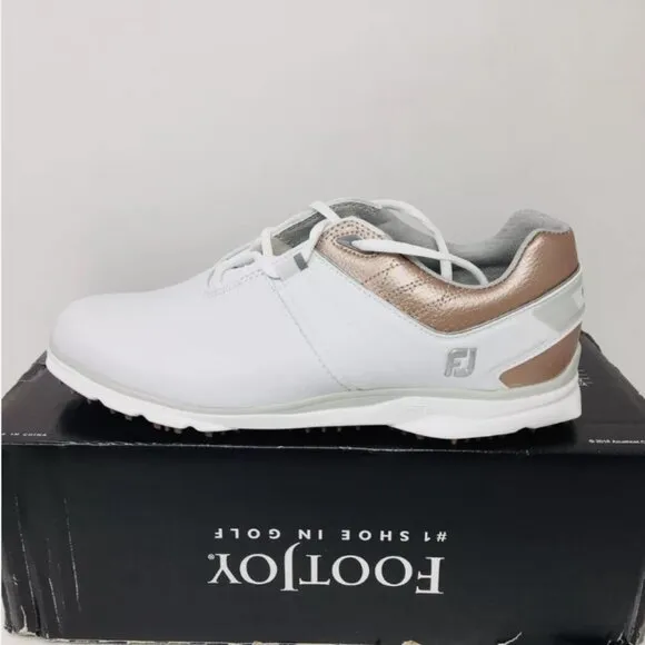 FootJoy Pro / SL Women's Rose / White Golf Shoes Size 10 M - Medium