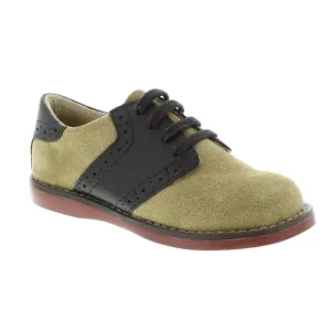 FootMate’s Connor Oxford Suede &amp; Leather Dress Shoes in Dirty Buck/Brown Size 12
