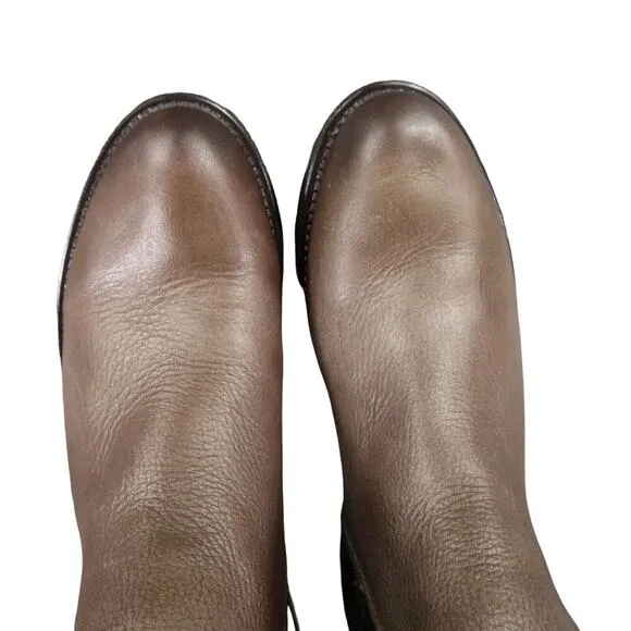 Franco Sarto Shoes Womens 6 Booties Classic Leather Hyla Ankle Boot Zip Cutout