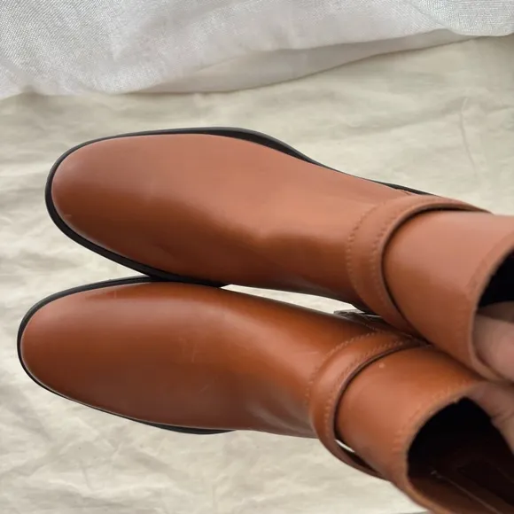 Franco Sarto Women's Elese Booties Brown Sz 6M