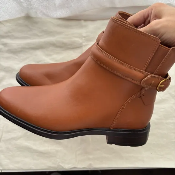 Franco Sarto Women's Elese Booties Brown Sz 6M