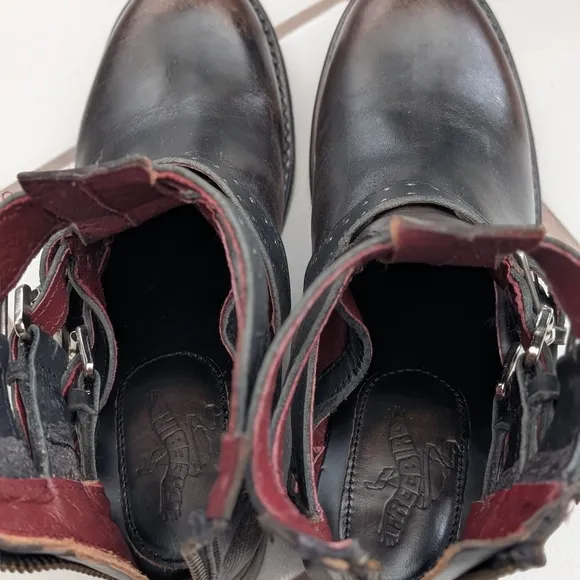 Free Bird By Steven Leather Ankle Boots