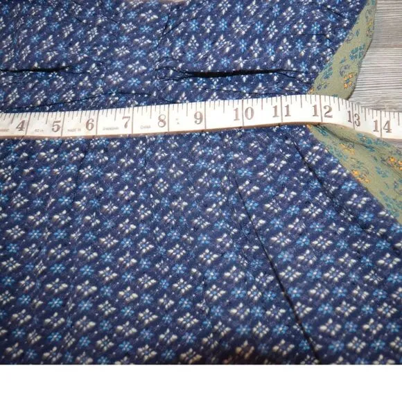 Free People Across The Sea Strapless Tunic - Indigo Sleeveless Boho Small