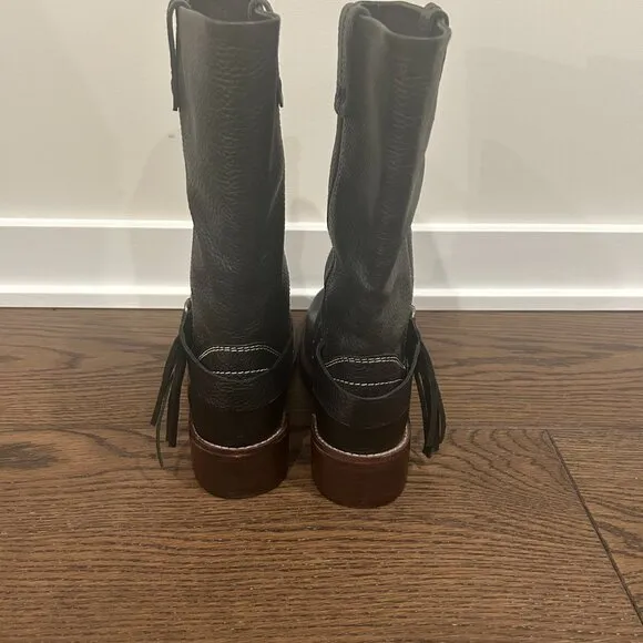 Free People Bramble Belted Boot -  Size 7/Sample Boot - Not yet available online