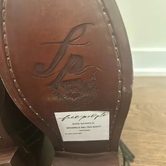 Free People Bramble Belted Boot -  Size 7/Sample Boot - Not yet available online