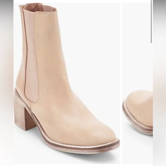 Free people essential Chelsea boot in Sandy beige 36