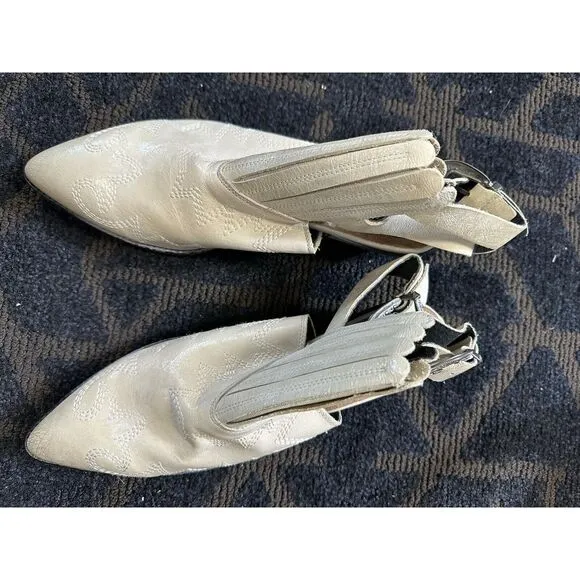 Free People Isabelle Western Mules Size 41