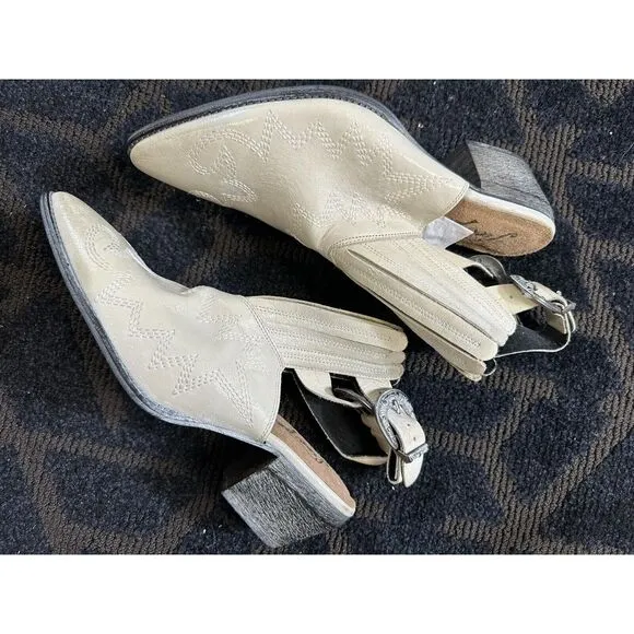 Free People Isabelle Western Mules Size 41