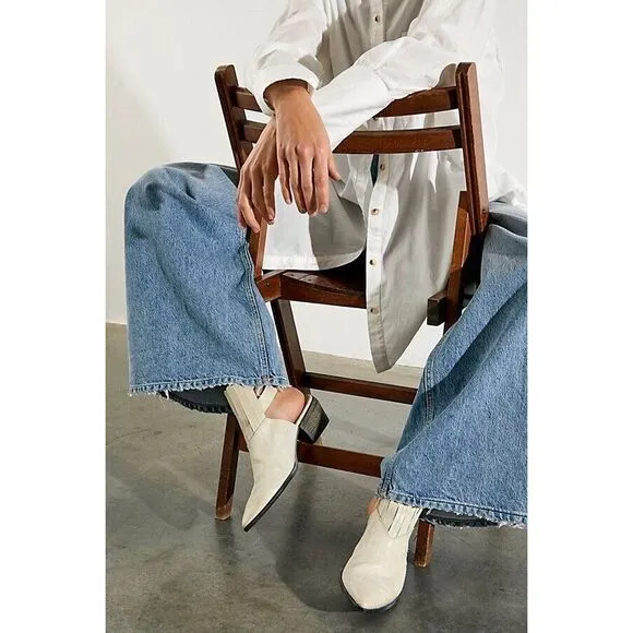Free People Isabelle Western Mules Size 41