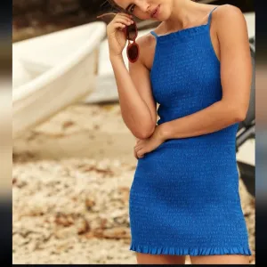Free People Iyla Smocked Mini Dress
