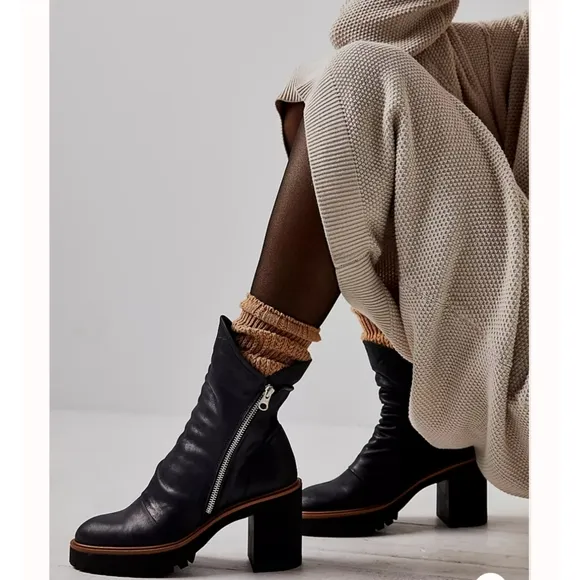 Free People Jack Zip Ankle Boots Size 10