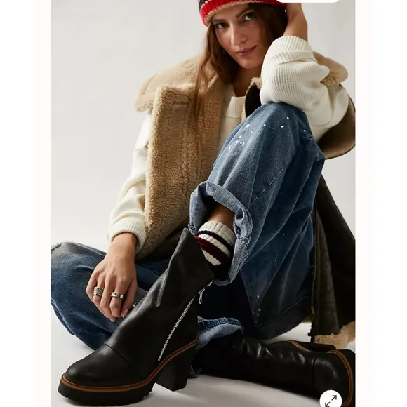 Free People Jack Zip Ankle Boots Size 10