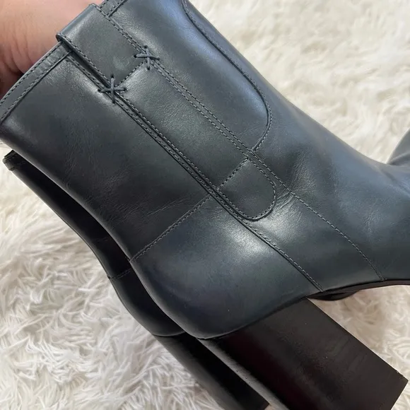 Free People Naomi Ankle Heel Boot Leather - Size 10