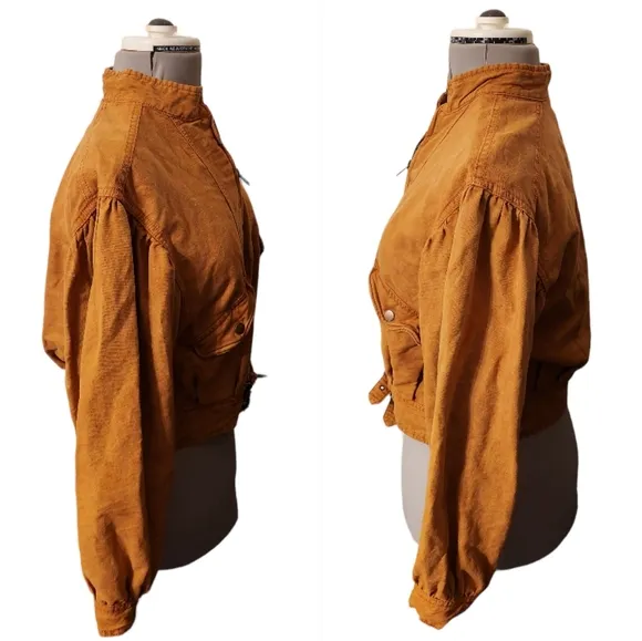 Free People Poet Jacket in Burnt Orange Size XS