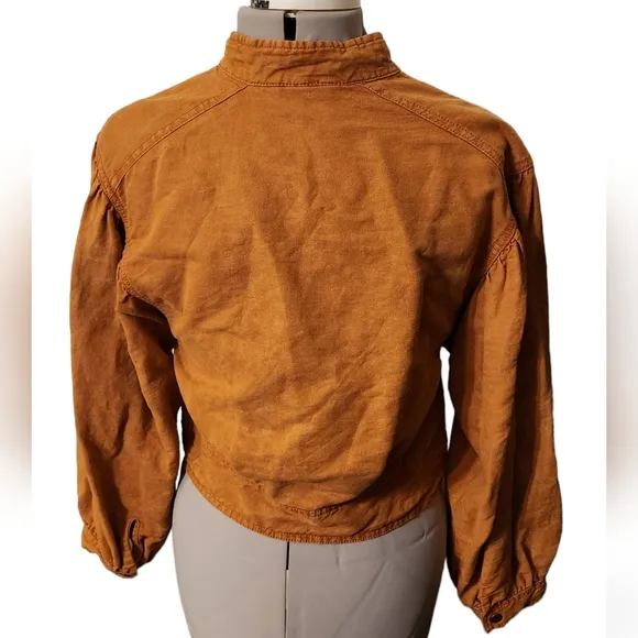 Free People Poet Jacket in Burnt Orange Size XS
