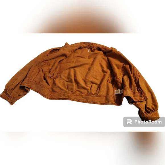 Free People Poet Jacket in Burnt Orange Size XS