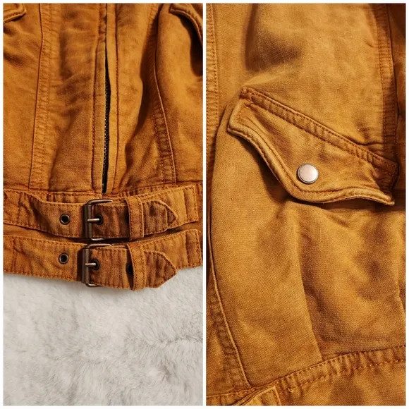 Free People Poet Jacket in Burnt Orange Size XS