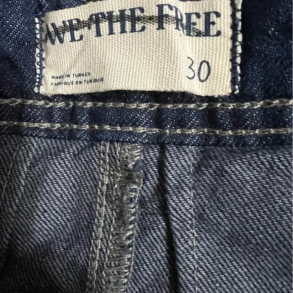 Free People We The Free Equinox Wide Leg Denim Trousers